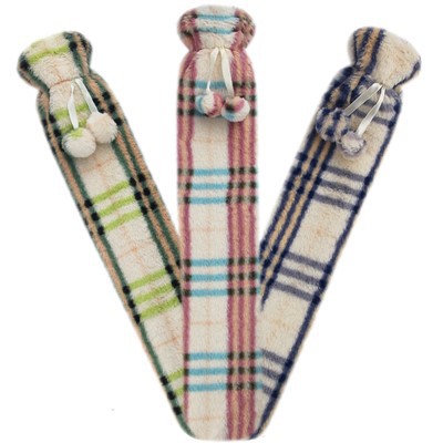 Mála Uisce Te Fada Clúdach Plush Patrún Tartan